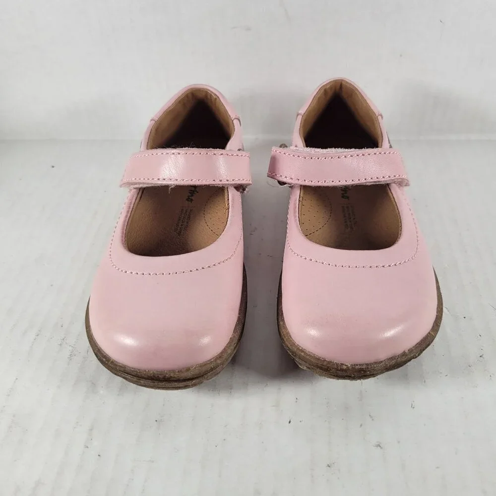 Naturnino Girls Pink Dressy Formal Toddler Mary Jane Hook & Eye Shoes Size 24